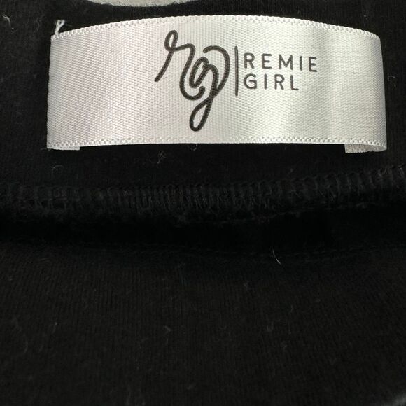 Remie Girl Skirt size 4 Black with Pockets - Picture 4 of 5